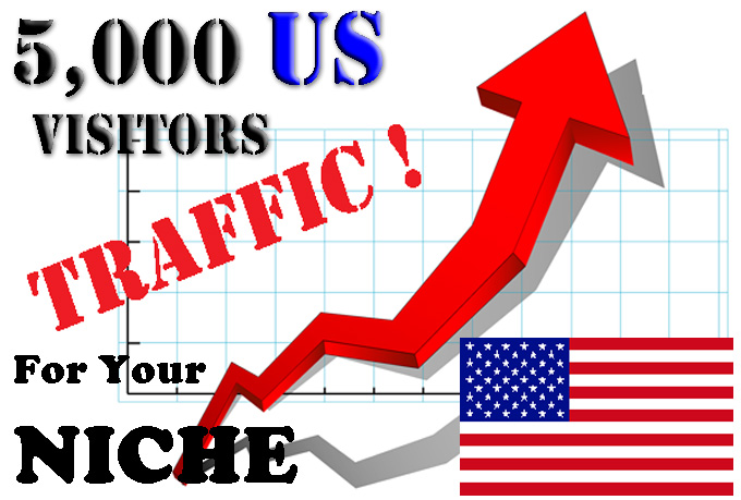 will send you 5,000 Real Visitors from United States to your website for your NICHE