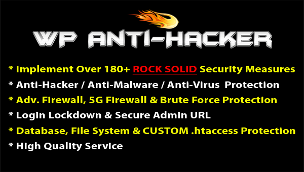 will Secure Wordpress Site from Hackers with 180+ ROCK-SOLID Security Measures