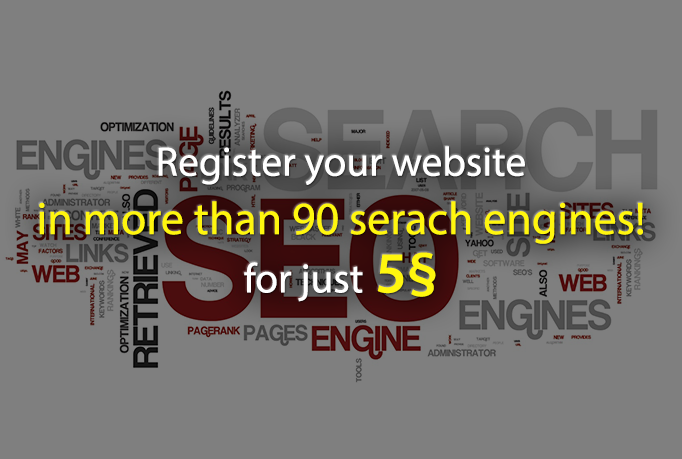 will I will register your website to 90 search engines
