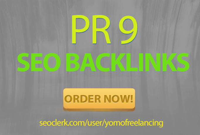 will I will manually create 32 PR9 Backlinks dofollow for your website