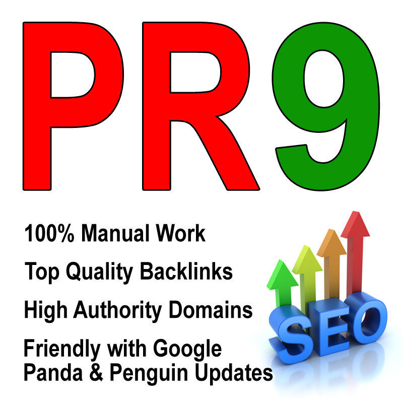 will Manually create 10 backlinks pr9 and High PR