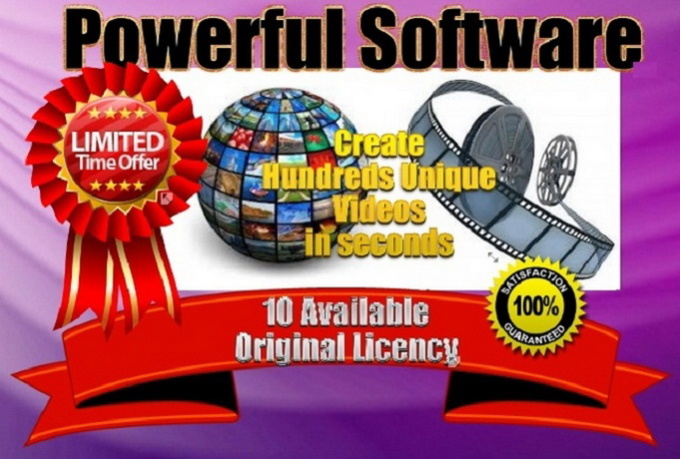will I Will Give you a powerful tool to create hundreds unique marketing videos in seconds