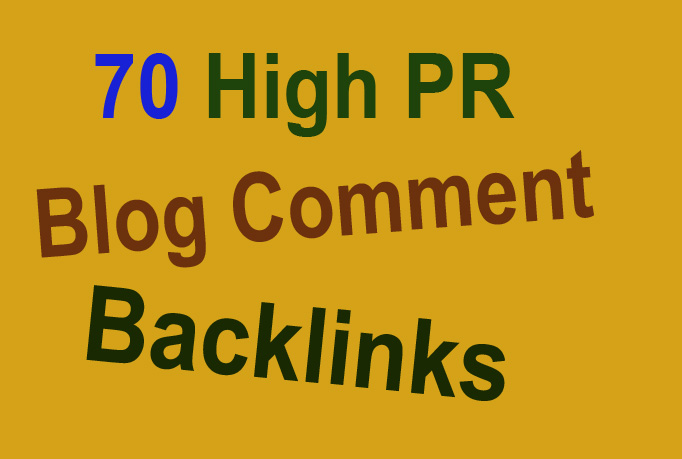 will manually create 70 content related blog comments backlinks