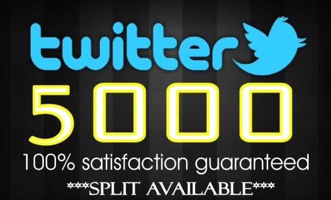 will 5000 Twitter Followers