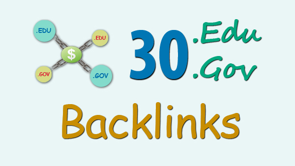 will I will create 30 Edu Gov Backlins + 20 pr9 Backlinks