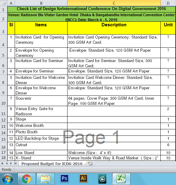 will All types of data entry