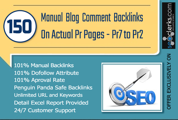 will do 150 MANUAL Dofollow Backlinks on PR7 to PR2