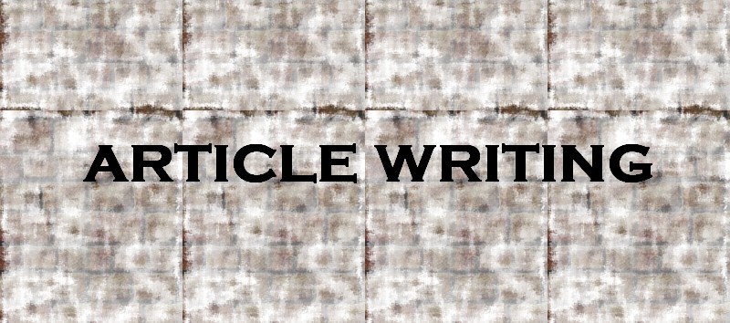 will write a unique article anything what you want