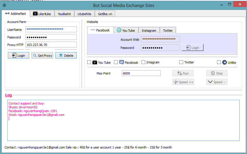 will Tool bot fully automatic Addmefast + Like4Like