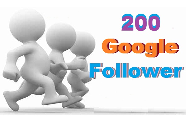 will add 200+ google followers non drop only for