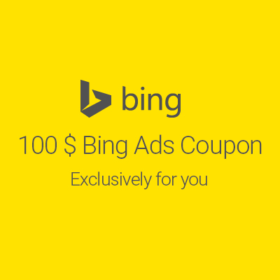 will $110 Bing ads coupon work worldwide
