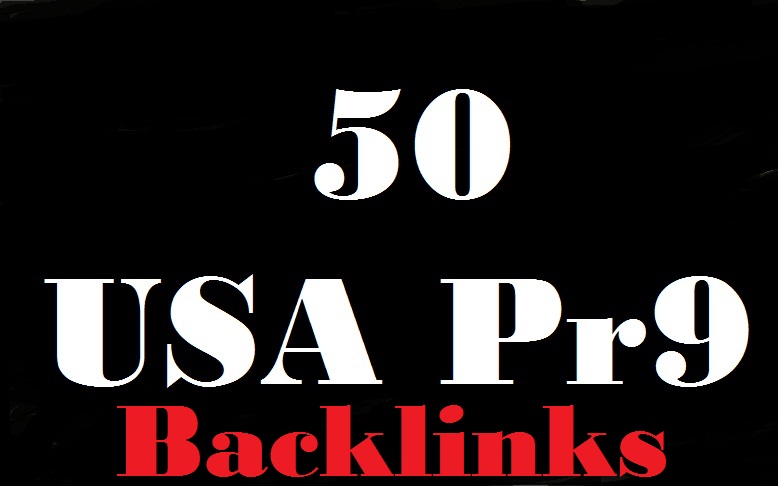 will Provide you 50 USA Pr9 seo backlinks