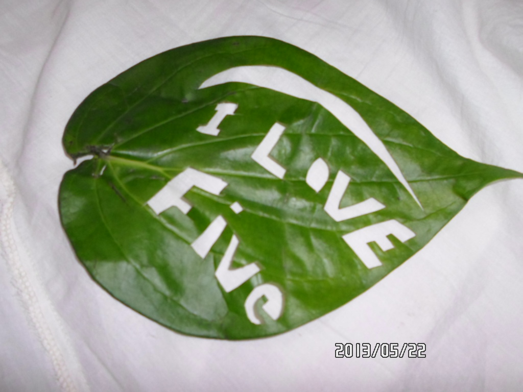 will I will embose your message on the Natural Leaf