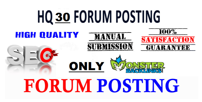 Do Manually General Forum Posting Link