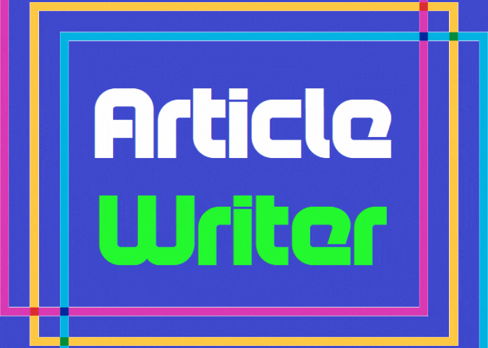 Professional Article Writer at your Service