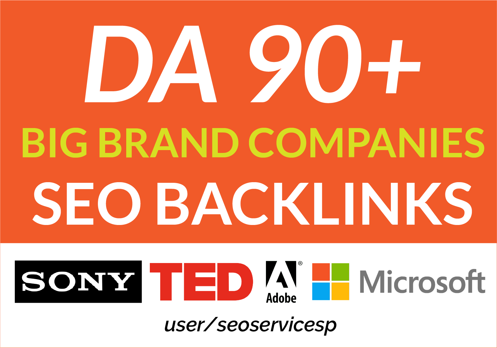 90+ DA SEO Backlinks From 40 Big Brand Companies Websites