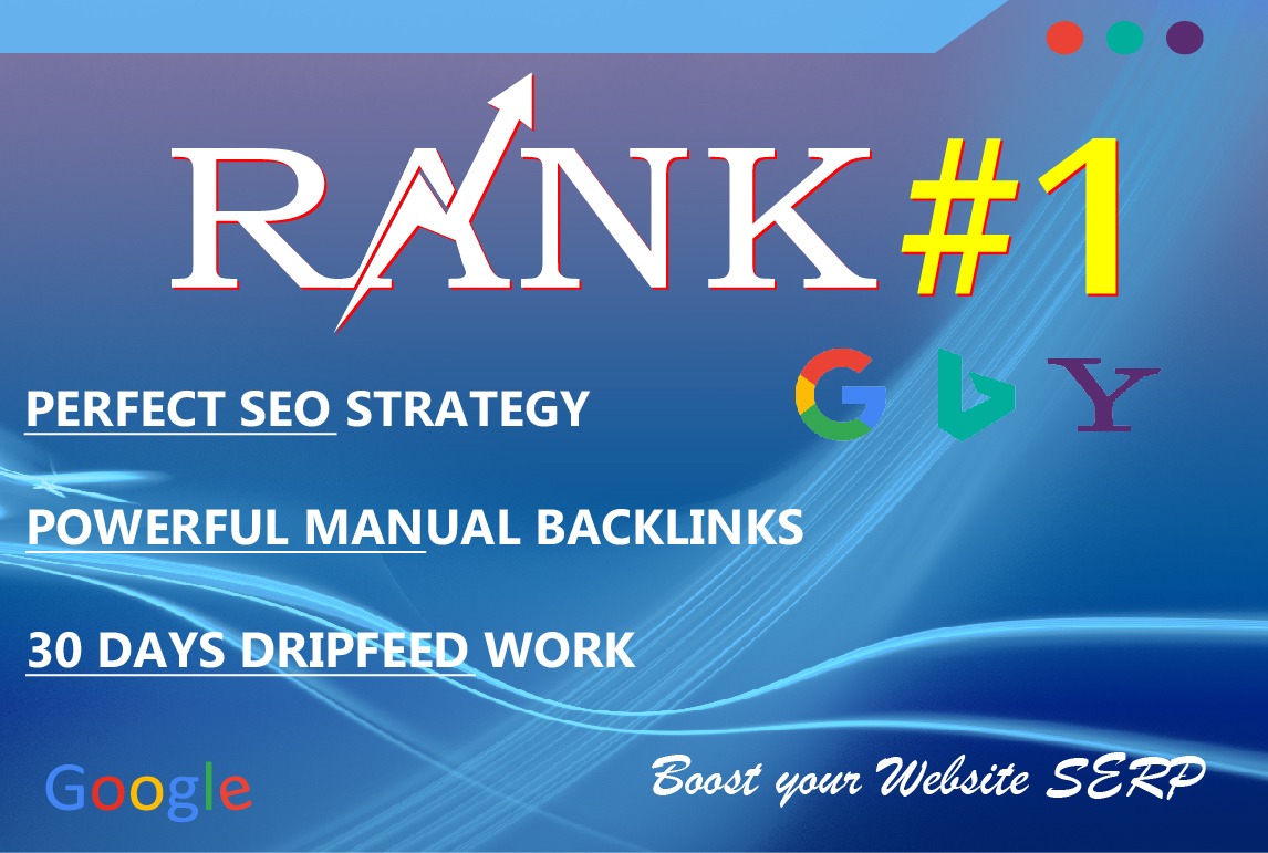 30 Days Manually Drip Feed Seo Backlinks With Unique Content To Rank Your Website On Search Engine 