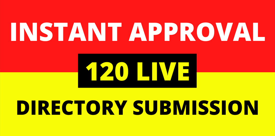 I Will Do 120 Instant Approve Live Directory Submissions For SEO
