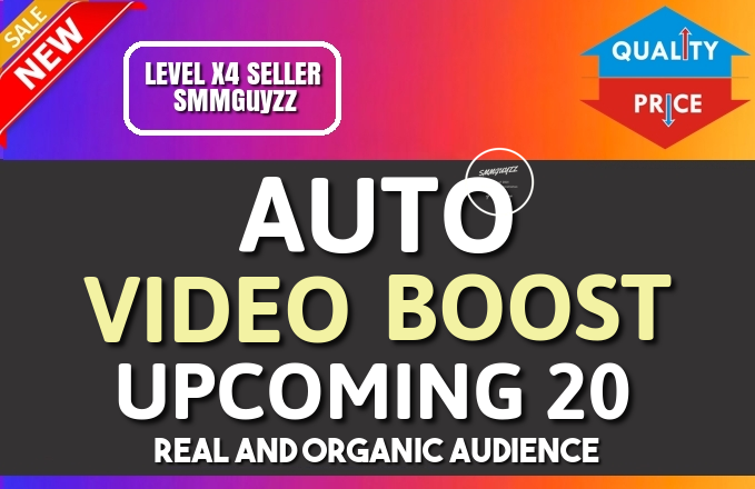 Get Real Automatic Social Video BOOSTER To Each Of Your Upcoming Uploads