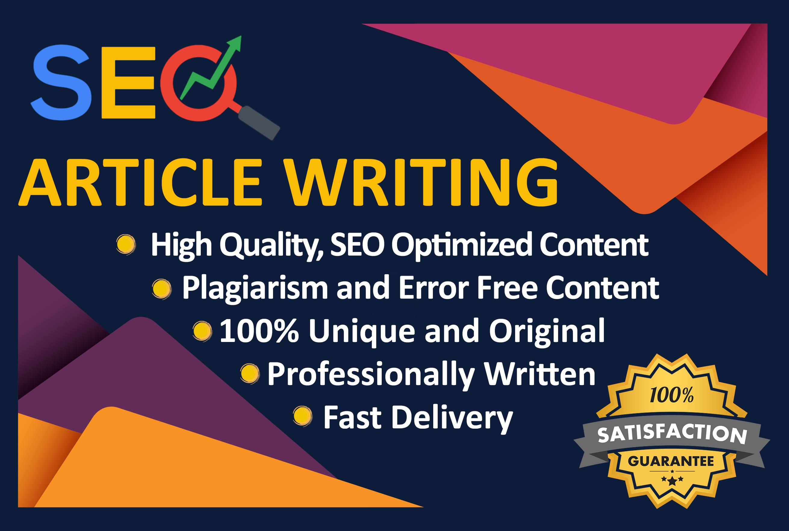  1000 Words Unique and Top Quality Article On Any Topic