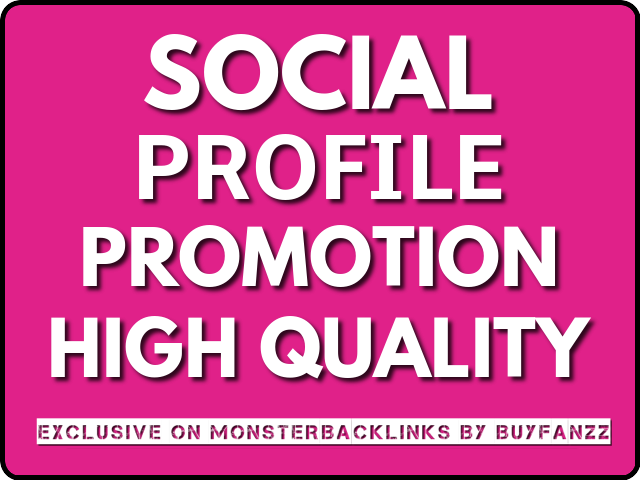 Social Profile Audience HIGH Quality Marketing