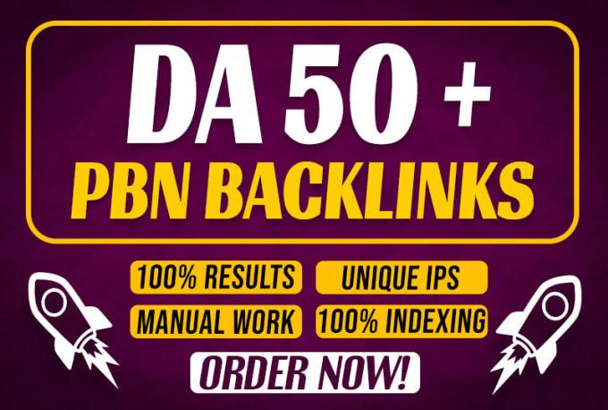 I will create manually high DA 50 plus 10 PBN Permanent do follow backlinks