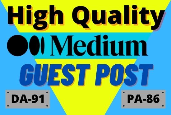 I will do high quality guest post with backlinks