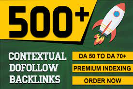 I will do 500+ high quality contextual SEO do-follow backlinks