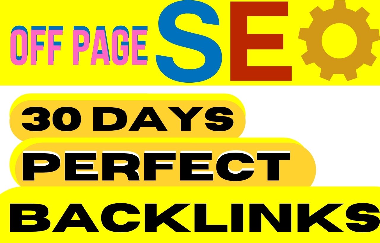 I will build a perfect monthly off page SEO dofollow backlinks