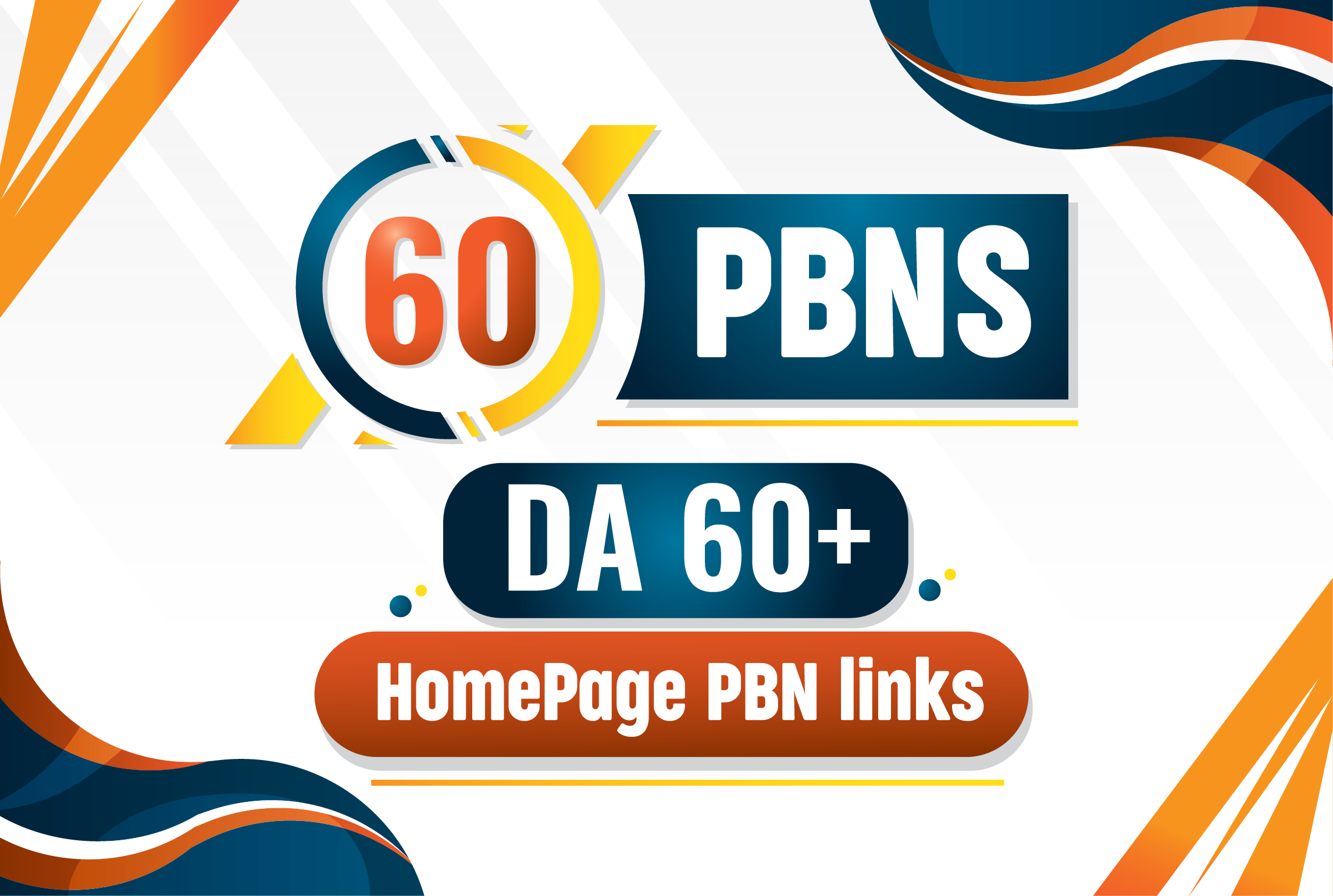 Build 60 Homepage PBN's Posts DA 50 Plus Dofollow