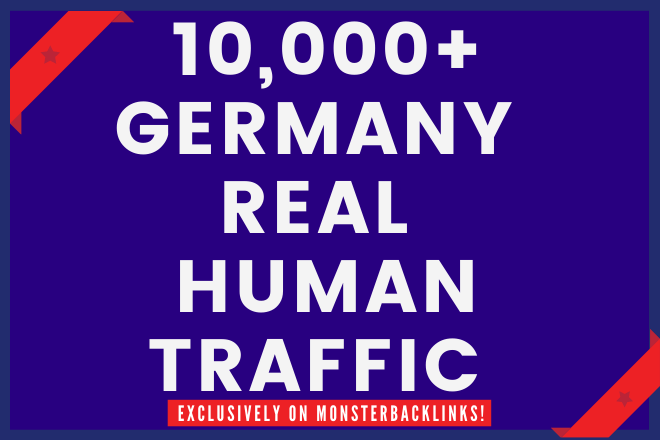 Send 10000+ Real Human Traffic from GERMANY