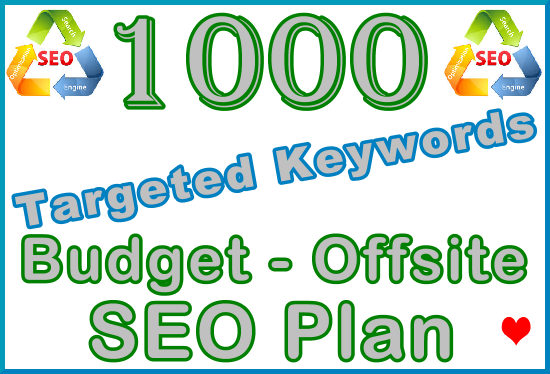 1.000 Targeted Keywords with Our Budget - Offsite SEO Importance Plan