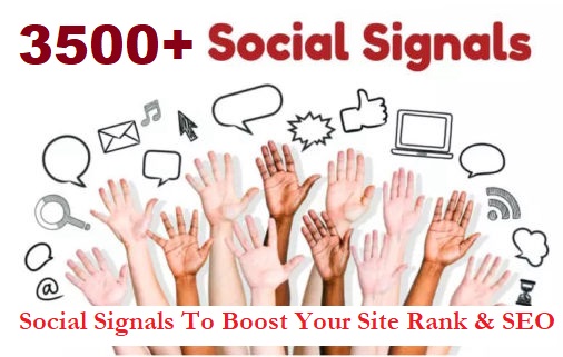 Top 5 Sites 3500+ Social Signals To Boost Your Site Rank & SEO