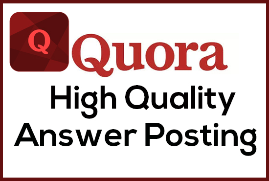 Keyword Related 20 Unique High Quality Quora Answers Posting