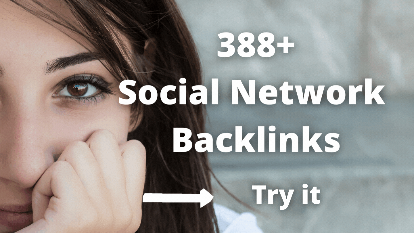388+ Social network backlinks from high DA PA this is great for off page SEO
