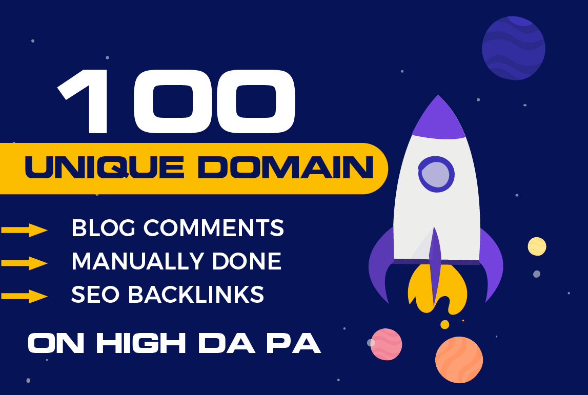 I will do 100 high quality blog comments spam score under 5 backlinks