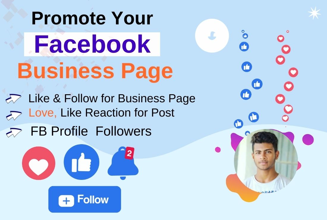 I Will Promote Your Facebook Business Page, Profile, Posts Within 24 Hours.
