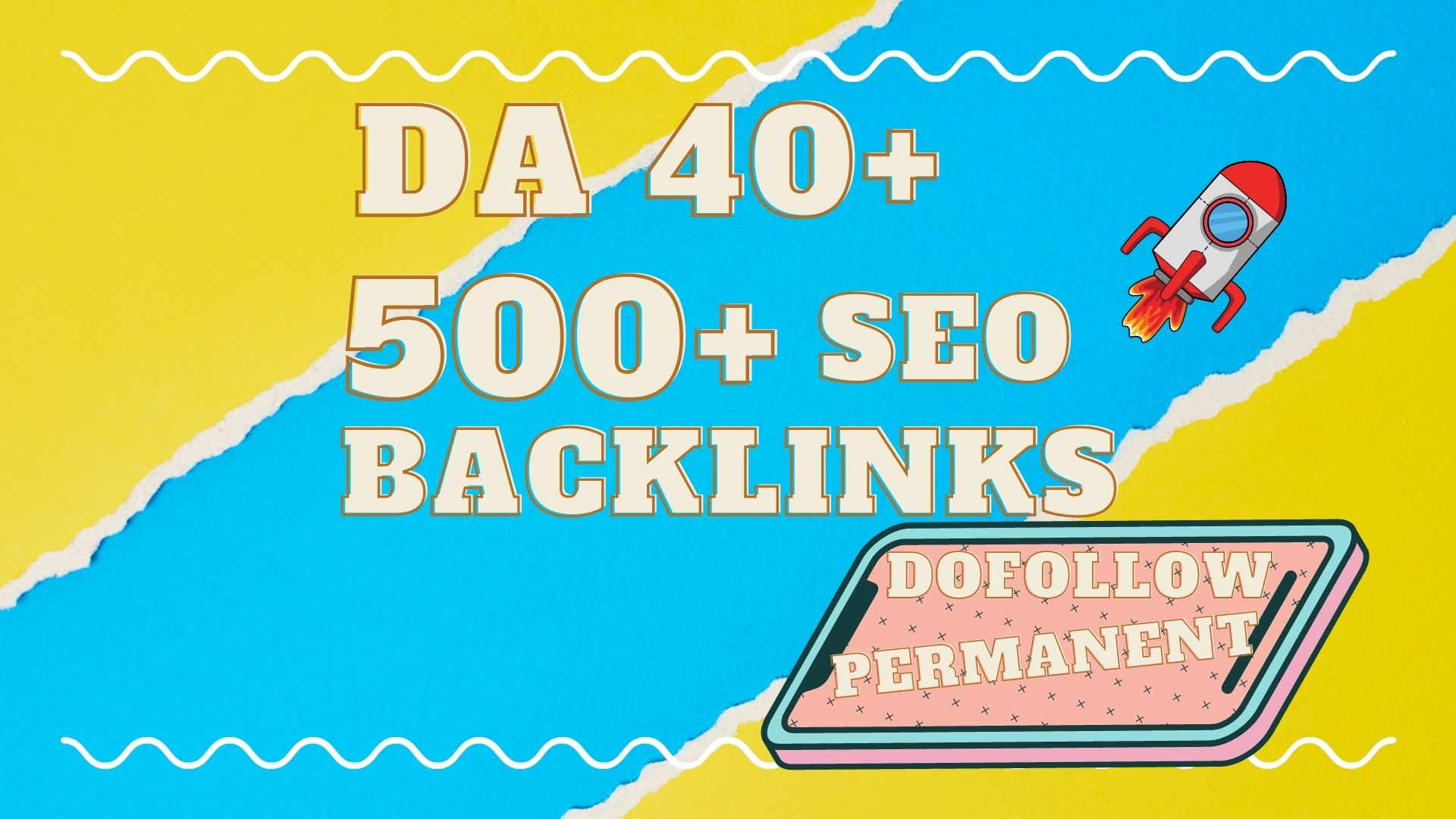I will 500 seo backlinks da40 dofollow