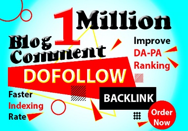 I will build 1 million dofollow gsa ser blog comment backlink for easily rank your site