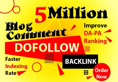 I will do 5 million gsa ser dofollow blog comment backlink for seo optimization