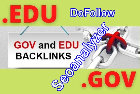 I will create 30 indexing link building edu gov super high backlinks