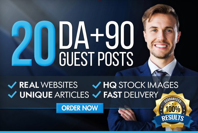 Write And Publish Guest Post On 20 Website Da 60 Plus