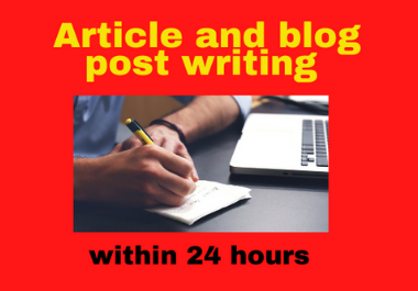 1000 words SEO Article writing service for blog and website