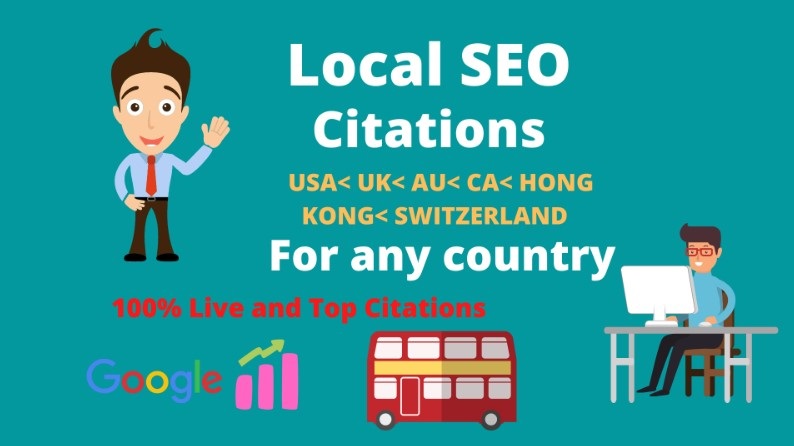 Create top 35 Live local citations or local SEO for any country