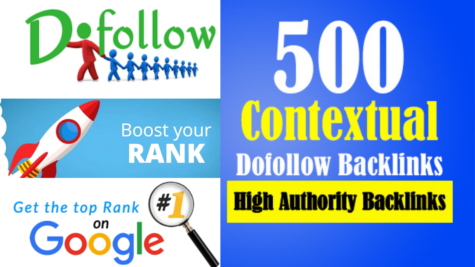 We Create 500+ Blog comment Do-Follow backlinks for high ranking