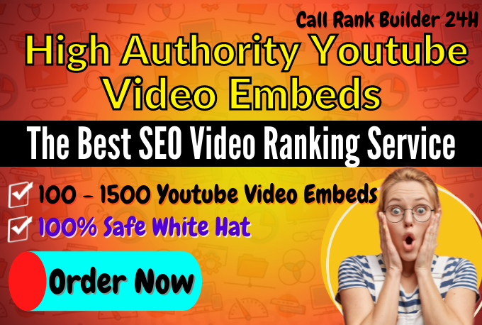 I Will Embed your Youtube Video in top Web2 Websites with the best SEO Video Ranking