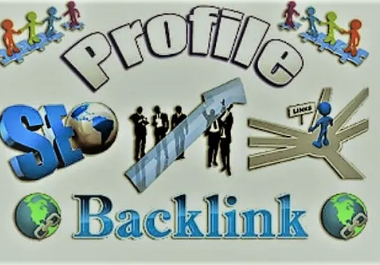 I will create 100 SEO profile backlinks high authority without spam score