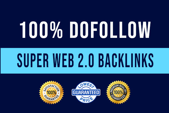 Create 100 high authority Dofollow web 2.0 Blogs backlinks buy 2 get 1 free