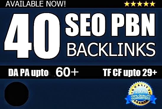 Create 40 High DA 60 Backlinks