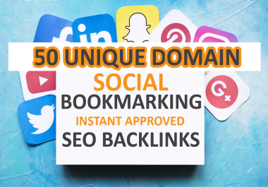 Manually Do 50 Instant Approved Social Bookmarking to huge boost google search engine